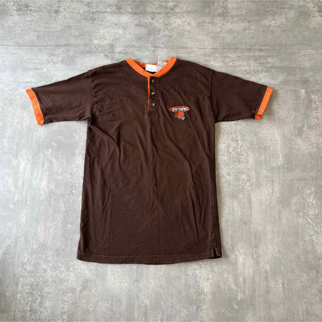 Cleveland Browns Football リンガーTシャツ  メンズのトップス(Tシャツ/カットソー(半袖/袖なし))の商品写真