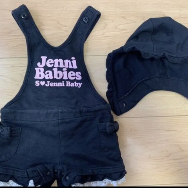 JENNI(ジェニィ)のジャンバーキュロット　jenni Babies 90サイズ キッズ/ベビー/マタニティのキッズ服女の子用(90cm~)(ワンピース)の商品写真