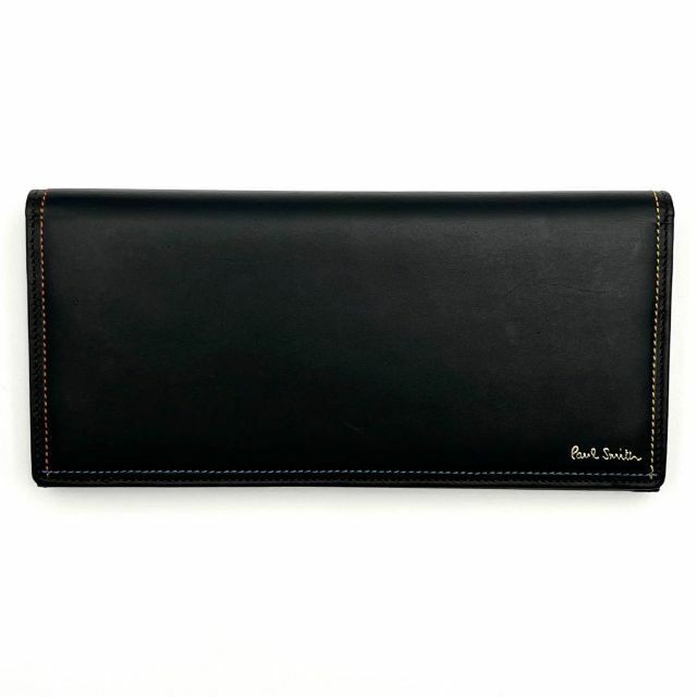 人気モデル】ポールスミス メンズ 財布 長財布 レザー ステッチ