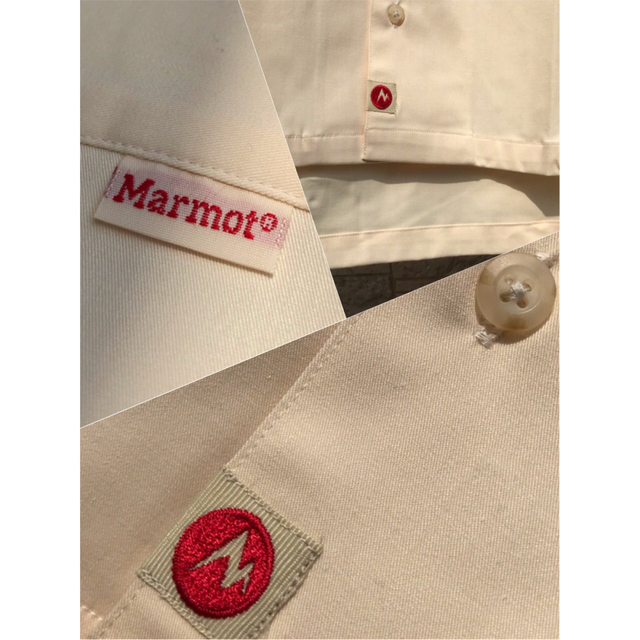 MARMOT(マーモット)の未使用old　Marmot　オープンカラーシャツ　日本製　ストレッチ　ナチュラル メンズのトップス(シャツ)の商品写真