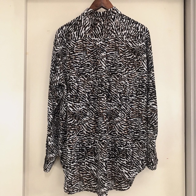 6 (ROKU) - 【6(ROKU)】ZEBRA PRINT SHIRTの通販 by …|ロクならラクマ