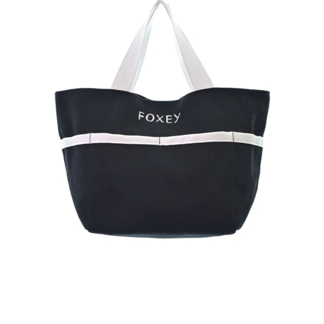 FOXEY(フォクシー)のFOXEY フォクシー バッグ（その他） - 黒x白 【古着】【中古】 レディースのバッグ(その他)の商品写真