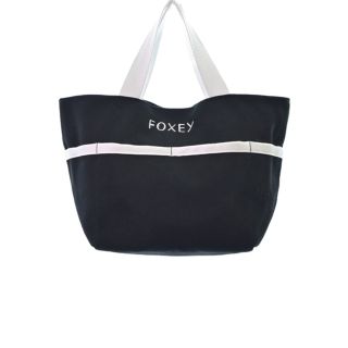 フォクシー(FOXEY)のFOXEY フォクシー バッグ（その他） - 黒x白 【古着】【中古】(その他)