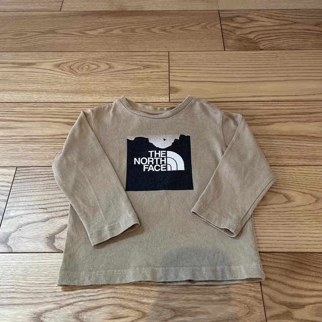 THE NORTH FACE(ザノースフェイス)の【90㎝】ザノースフェイス　長袖Tシャツ キッズ/ベビー/マタニティのキッズ服男の子用(90cm~)(Tシャツ/カットソー)の商品写真