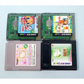 美品 GBC 本体 ハローキティ バージョン + ソフト４本 セットの通販 by ...