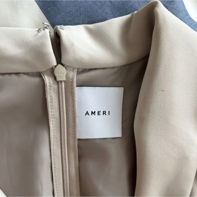 Ameri VINTAGE(アメリヴィンテージ)のAmeri VINTAGE TULLE DOCKING DRESS レディースのフォーマル/ドレス(ロングドレス)の商品写真