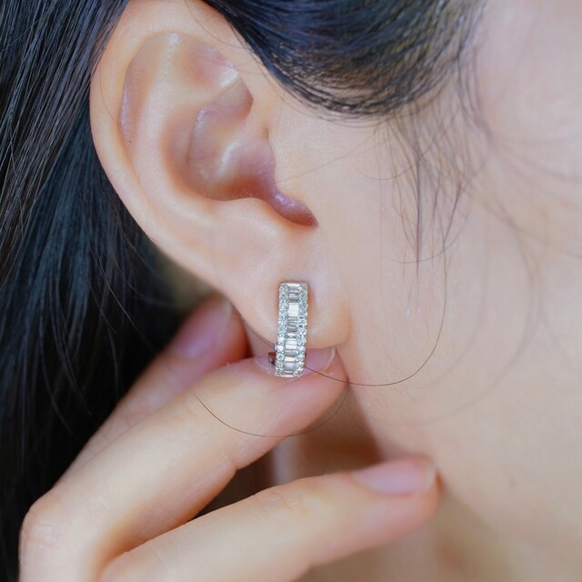 天然ダイヤモンドピアス0.5ct k18の通販 by 天然ダイヤモンド&パール's