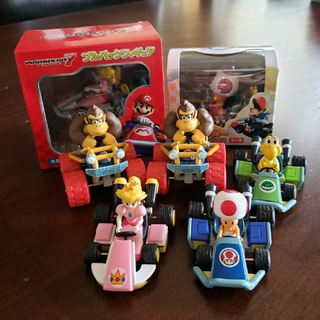 マリオ プルバックカー 7体セット(ミニカー)