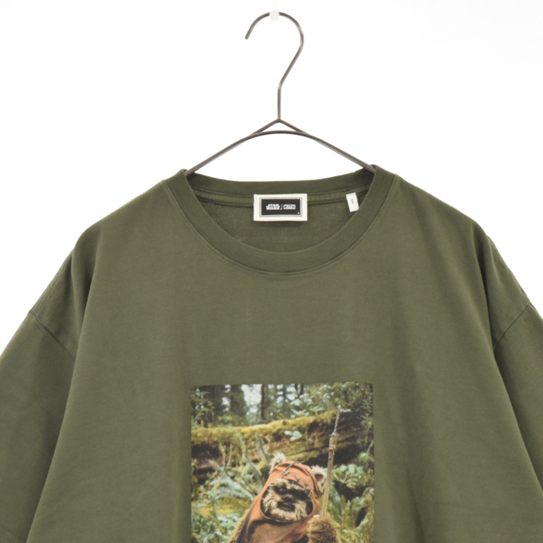 KITH キス ×STAR WARZ Ewok Vintage Tee スターウォーズ イウォーク ヴィンテージ半袖Tシャツ カーキ