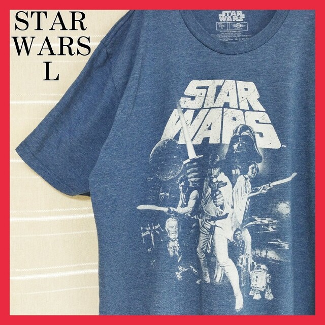 STARWARS スターウォーズ ムービーTシャツtシャツベイダー 映画L ロゴ