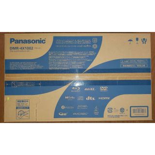 パナソニック(Panasonic)の(新品、未使用)パナソニック ブルーレイディスクレコーダー DMR-4x1002(ブルーレイレコーダー)