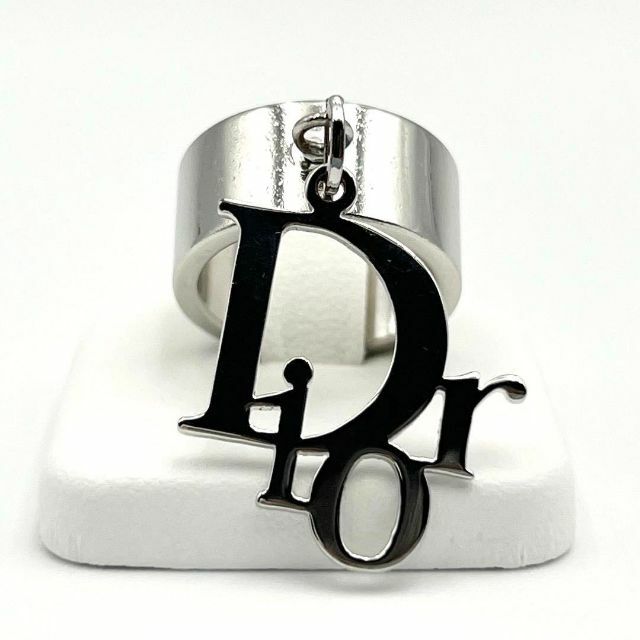 【14号】ディオール　レディース　指輪　リング　DIOR　ロゴ　シルバー色 1