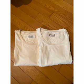 マルタンマルジェラ(Maison Martin Margiela)のマルジェラ　無地Tシャツ2枚(Tシャツ/カットソー(半袖/袖なし))