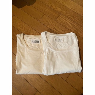 マルタンマルジェラ(Maison Martin Margiela)のマルジェラ　無地Tシャツ2枚(Tシャツ/カットソー(半袖/袖なし))