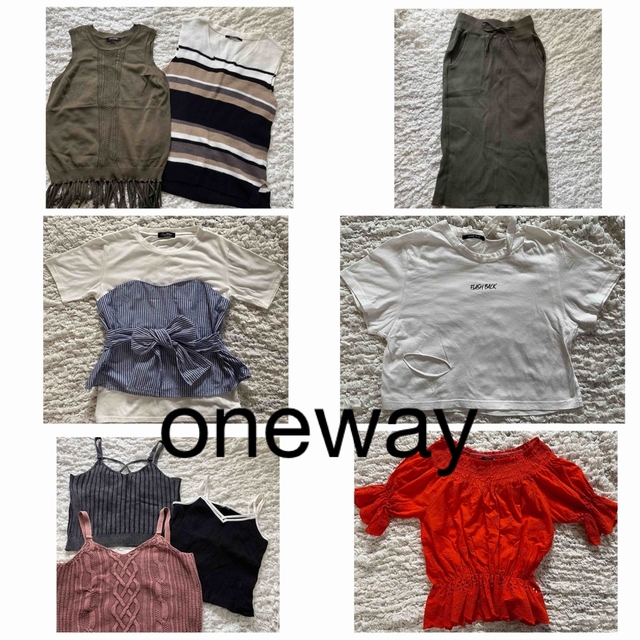 one*way(ワンウェイ)のoneway ワンウェイ　夏服　レース　オシャレ レディースのトップス(Tシャツ(半袖/袖なし))の商品写真
