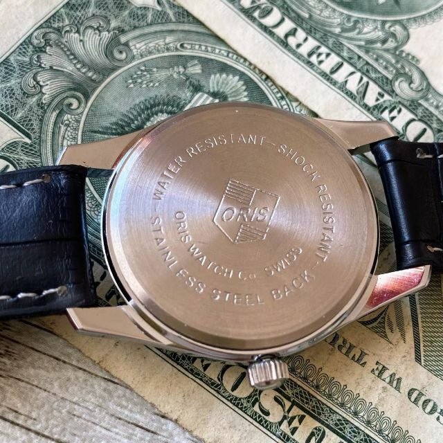 ORIS(オリス)の【個性的】オリス メンズ腕時計 グリーン 手巻き ヴィンテージ アンティーク メンズの時計(腕時計(アナログ))の商品写真