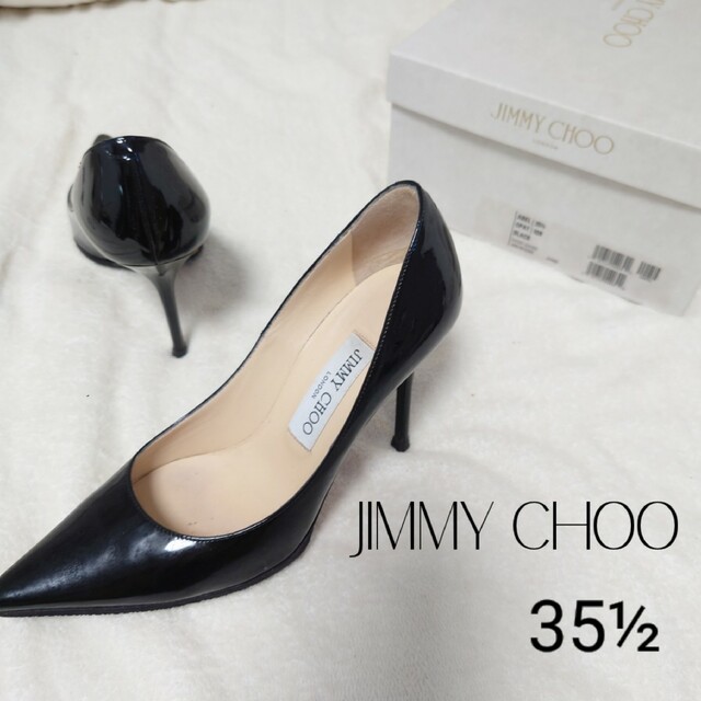 JIMMY CHOO ジミーチュウ パテントレザー パンプス ABEL 35.5