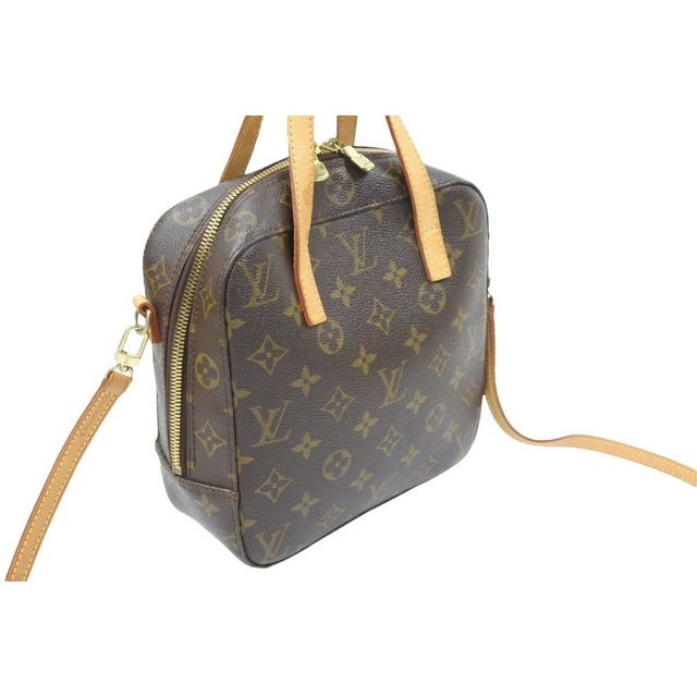 LouisVuitton ルイヴィトン スポンティーニ ショルダーバッグ M47500 モノグラム ブラウン ゴールド金具 美品  49905