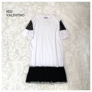 レッドヴァレンティノ(RED VALENTINO)のred valentino レッドヴァレンティノ レースチュニック ワンピース(ミニワンピース)