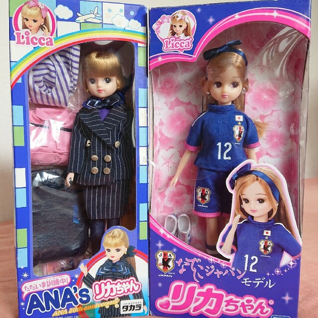 【新品未使用】なでしこジャパン モデル ANA's リカちゃん セット