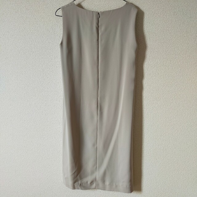 オケージョンドレス　グレージュ レディースのフォーマル/ドレス(ミディアムドレス)の商品写真