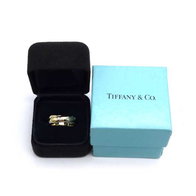 Tiffany & Co. - ティファニー ドッツツイスト ダイヤ リング Tiffany & Co. - ティファニー ドッツツイスト ダイヤ リング
