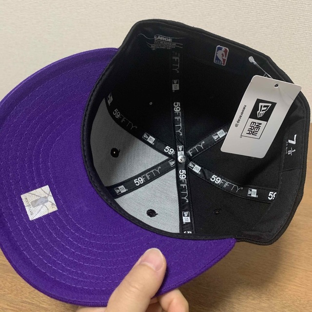 NEW ERA(ニューエラー)のニューエラ 59fifty PC レイカーズ エクストララージ 7 1/8 メンズの帽子(キャップ)の商品写真