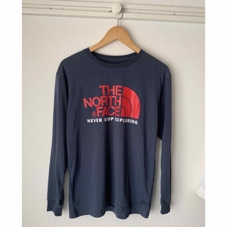 ザノースフェイス(THE NORTH FACE)のTHE NORTH FACE ロゴ入りロングTシャツ　　Lサイズ(Tシャツ/カットソー(七分/長袖))