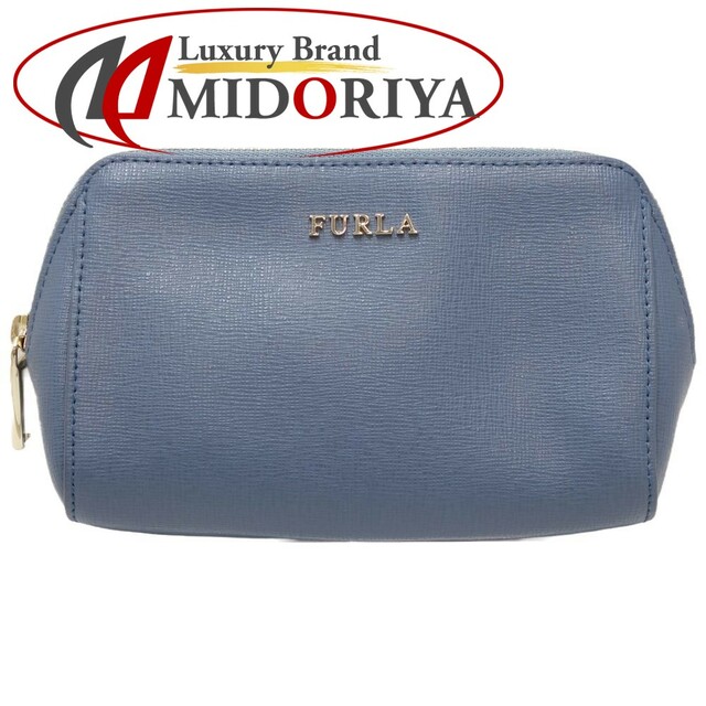 フルラ Furla ミニポーチ ポーチ レザー ブルー / 083552