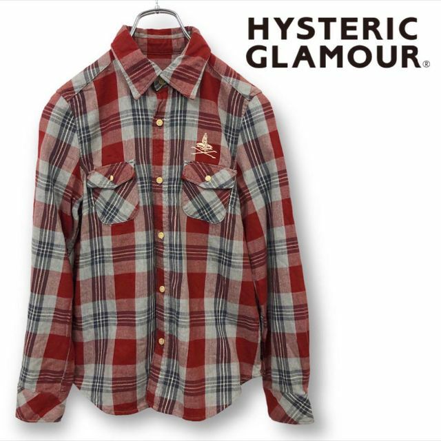 HYSTERIC GLAMOUR ヒステリックグラマー ネルシャツ レディース