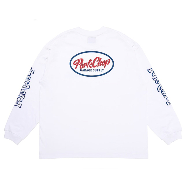 PC ROD L/S TEE/WHITE ポークチョップ ホワイト XL - Tシャツ ...