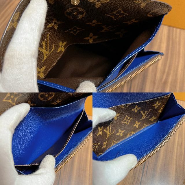 ⭐️極美品⭐️ルイヴィトン 財布 エミリー M60138 希少なブルー