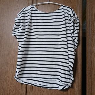 エニィファム(anyFAM)のボーダー　Tシャツ　カットソー(Tシャツ(半袖/袖なし))