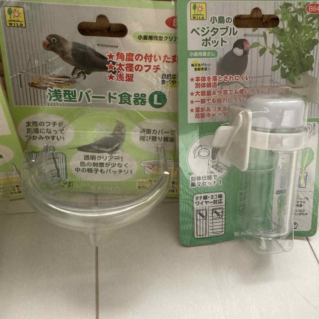 SANCO(サンコー)の小鳥用新品食器3点 その他のペット用品(鳥)の商品写真