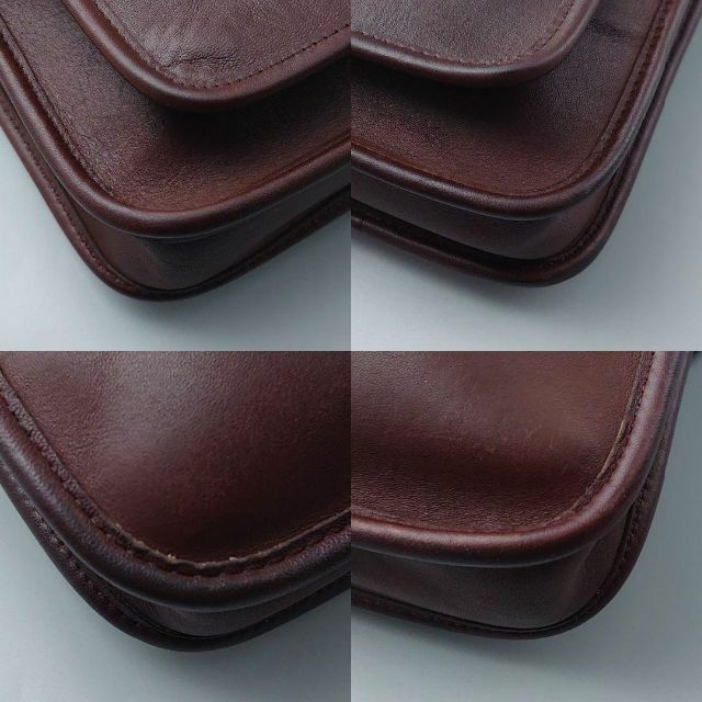 オールドコーチ 2way ビジネスバッグ ブラウン レザー ターンロック