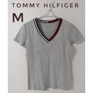 トミーヒルフィガー(TOMMY HILFIGER)のTOMMY HILFIGER トミーヒルフィガー 半袖 Vネック Tシャツ M(Tシャツ(半袖/袖なし))