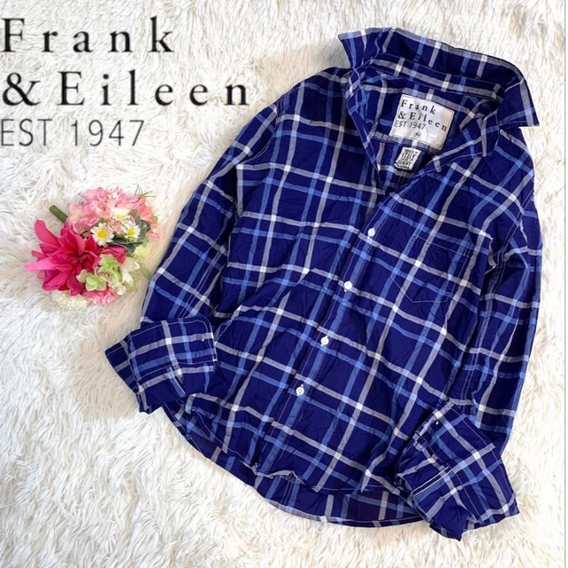 【RonHerman取扱】Frank\u0026Eileen シワ加工シャツ