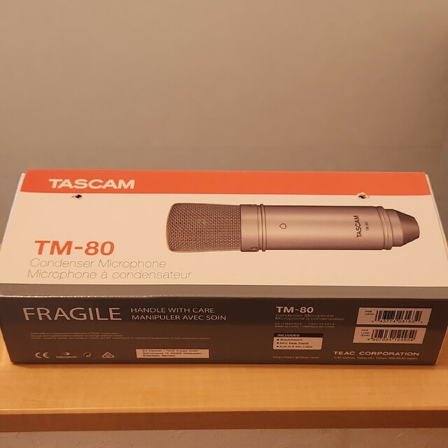 TASCAM TM-80/コンデンサーマイク 楽器のレコーディング/PA機器(マイク)の商品写真