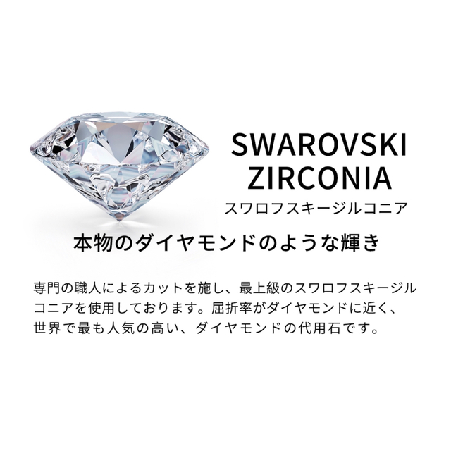 SWAROVSKI(スワロフスキー)のスターリング シルバー スワロフスキー CZ フラワー リング ※未使用 レディースのアクセサリー(リング(指輪))の商品写真