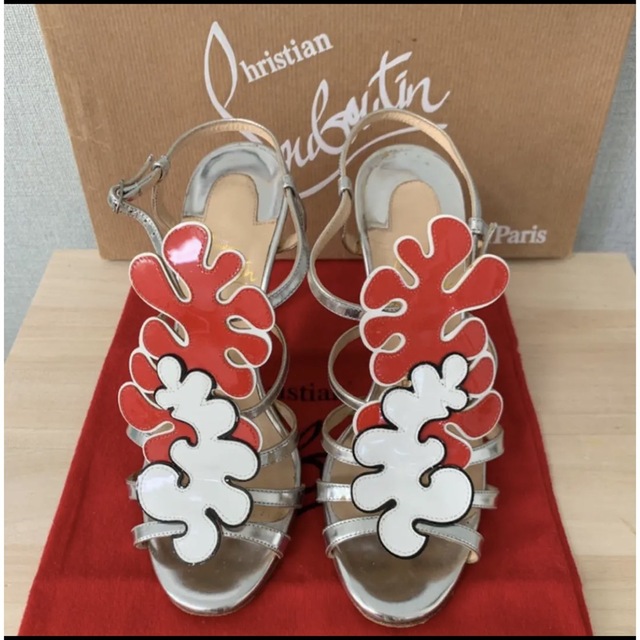 【超美品‼】️ルブタン 34.5 パンプス サンダル 21.5 21 22