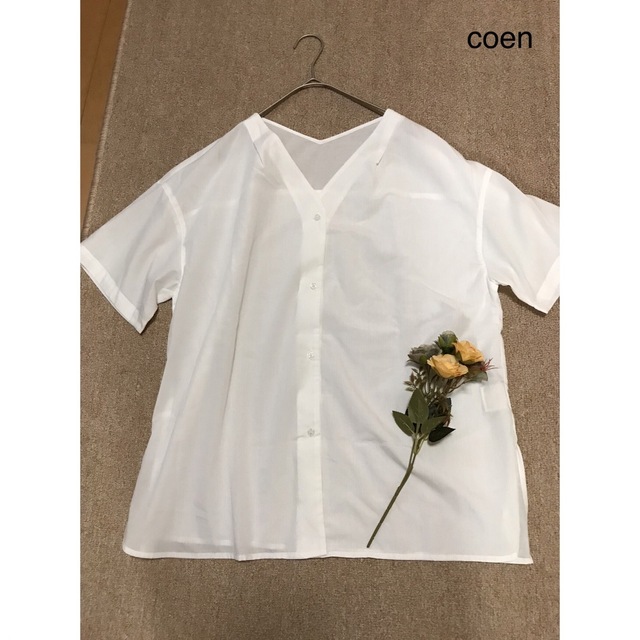 coen(コーエン)の💕コーエン❷💕Ｆサイズブラウス💕 レディースのトップス(シャツ/ブラウス(半袖/袖なし))の商品写真