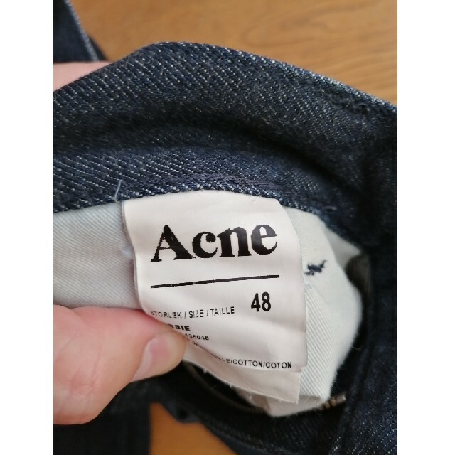 ACNE(アクネ)の【美品】Acne 　デニム　クロップド丈　ワイド　パンツ メンズのパンツ(デニム/ジーンズ)の商品写真