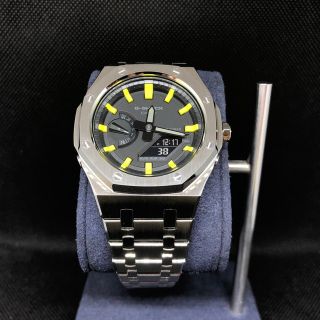 ジーショック(G-SHOCK)のGA-2100本体付き ステンレスベルトセット カシオーク カスタム Gショック(腕時計(アナログ))