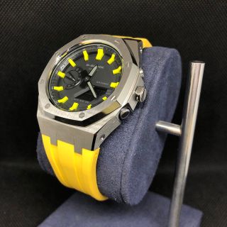 ジーショック(G-SHOCK)のGA-2100本体付き ラバーベルトセット カシオーク カスタム Gショック(腕時計(アナログ))