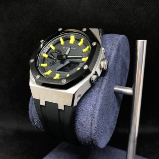 ジーショック(G-SHOCK)のGA-2100本体付き ラバーベルトセット カシオーク カスタム Gショック(腕時計(アナログ))