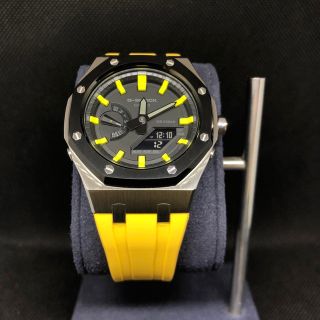 ジーショック(G-SHOCK)のGA-2100本体付き ラバーベルトセット カシオーク カスタム Gショック(腕時計(アナログ))