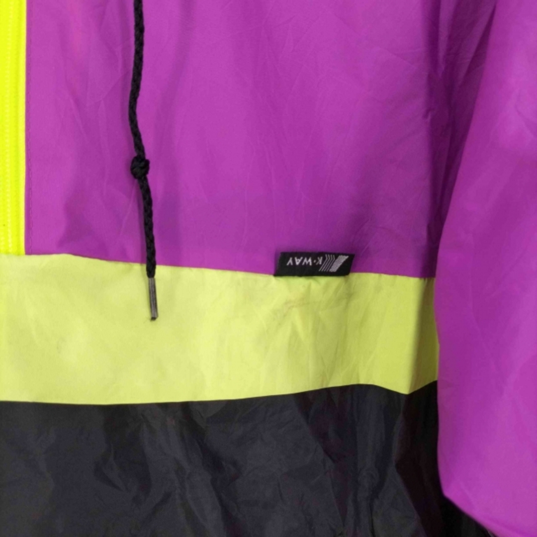 K-WAY(ケーウェイ) ナイロン マルチカラー アノラックジャケット メンズ メンズのジャケット/アウター(ナイロンジャケット)の商品写真