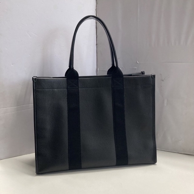 BALENCIAGA ハードウェア M トートバッグ オールレザー ブラック