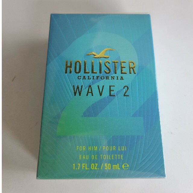 Hollister(ホリスター)の新品未開封ホリスター　ウェーブ2 フォーヒム　オードトワレ50ml コスメ/美容の香水(香水(男性用))の商品写真