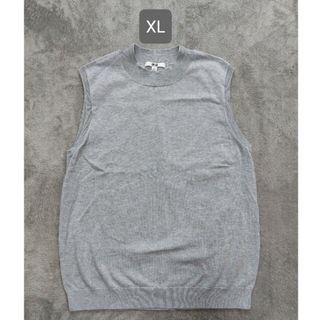 ユニクロ(UNIQLO)のユニクロ　ノースリーブニット　XL(タンクトップ)